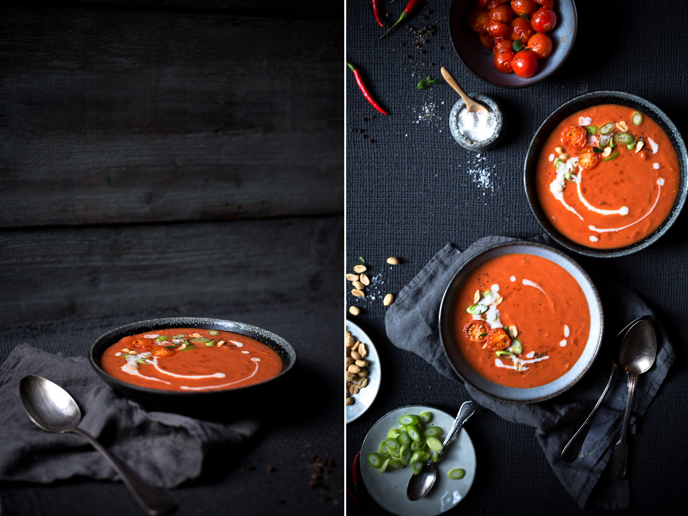 Cremige Tomaten-Kokos-Suppe