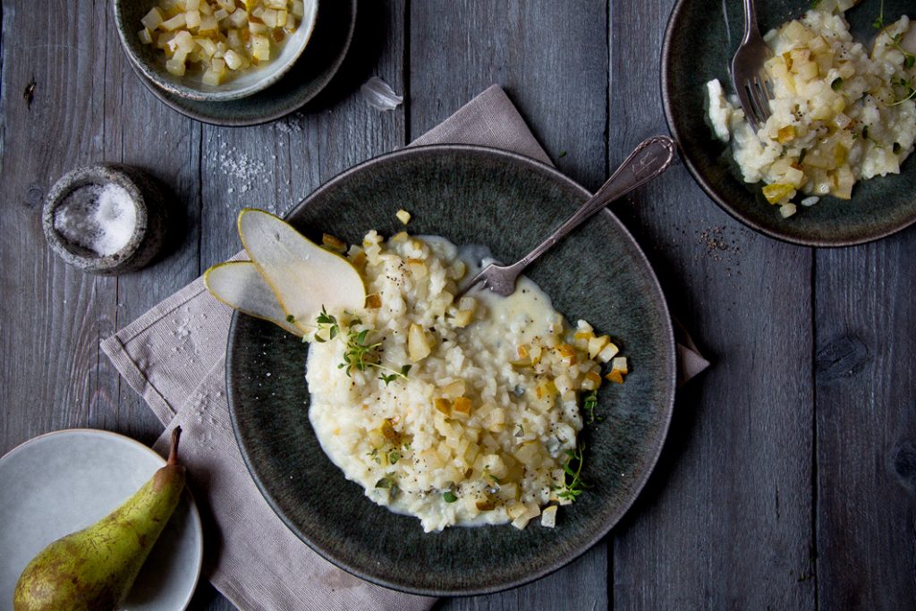 Cremiges Risotto mit Gorgonzola und Birne. | Foodlovin&amp;#39;