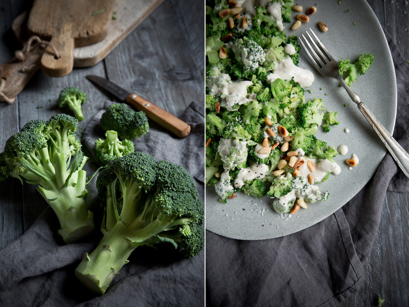 Veganer Broccoli Salat