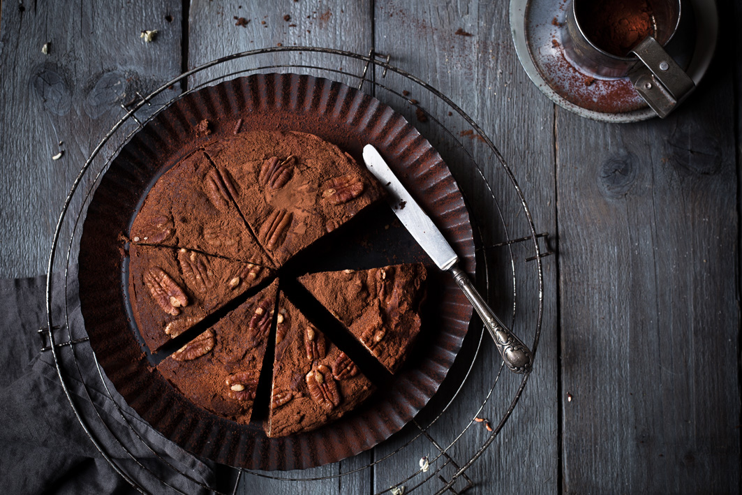 Schokoladen-Dattel-Kuchen