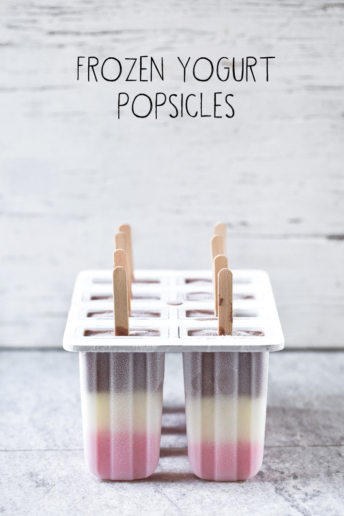 Frozen Yogurt Popsicles