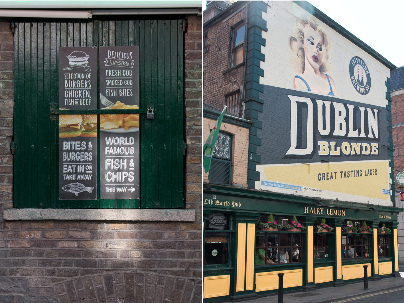 Dublin Fish & Chips und Bier