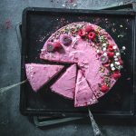 Rote Bete Himbeer Cheesecake ohne Backen