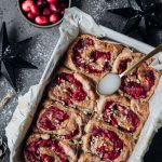Lebkuchen-Cranberry-Schnecken