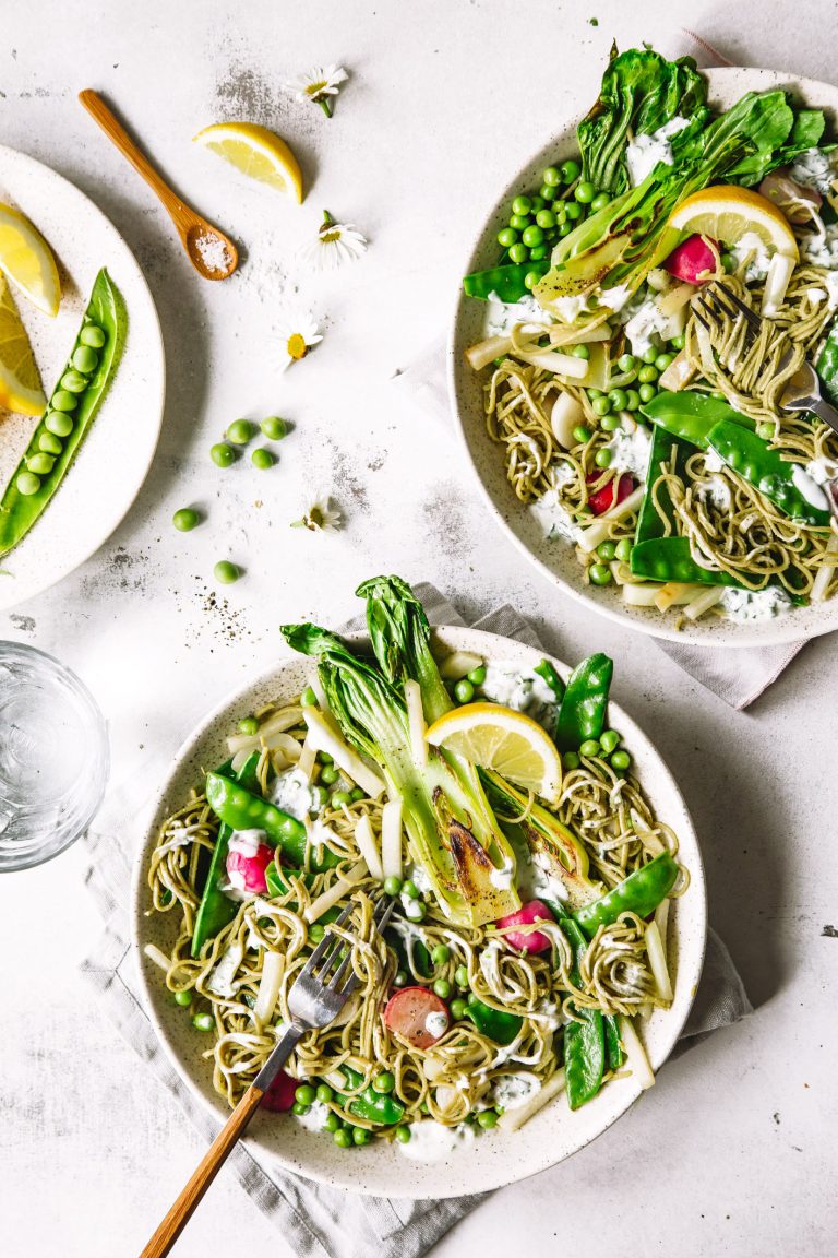 FrühlingsPasta mit Edamame Nudeln Foodlovin'