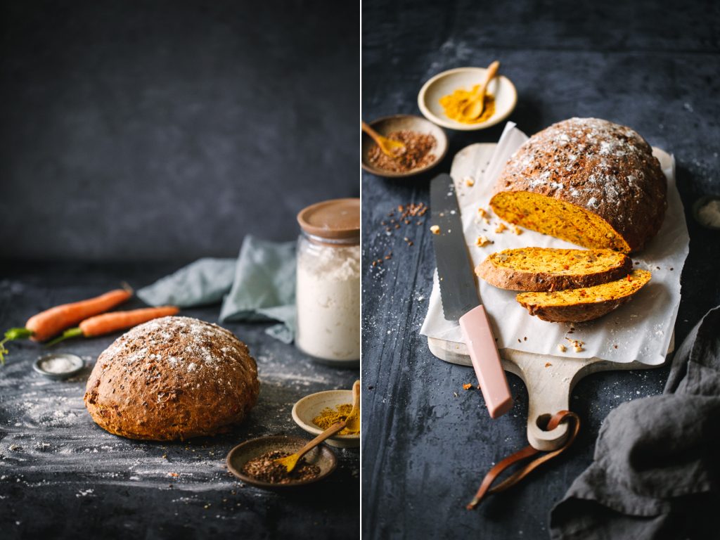 Möhrenbrot mit Walnüssen