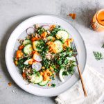 möhrendressing-salat Grünkohlsalat mit Möhrendressing