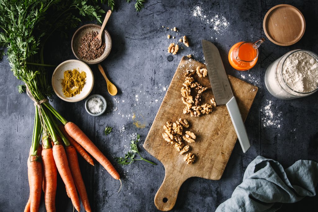 Zutaten für Möhrenbrot