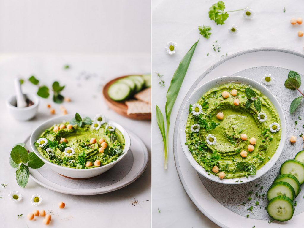 Kräuter Hummus