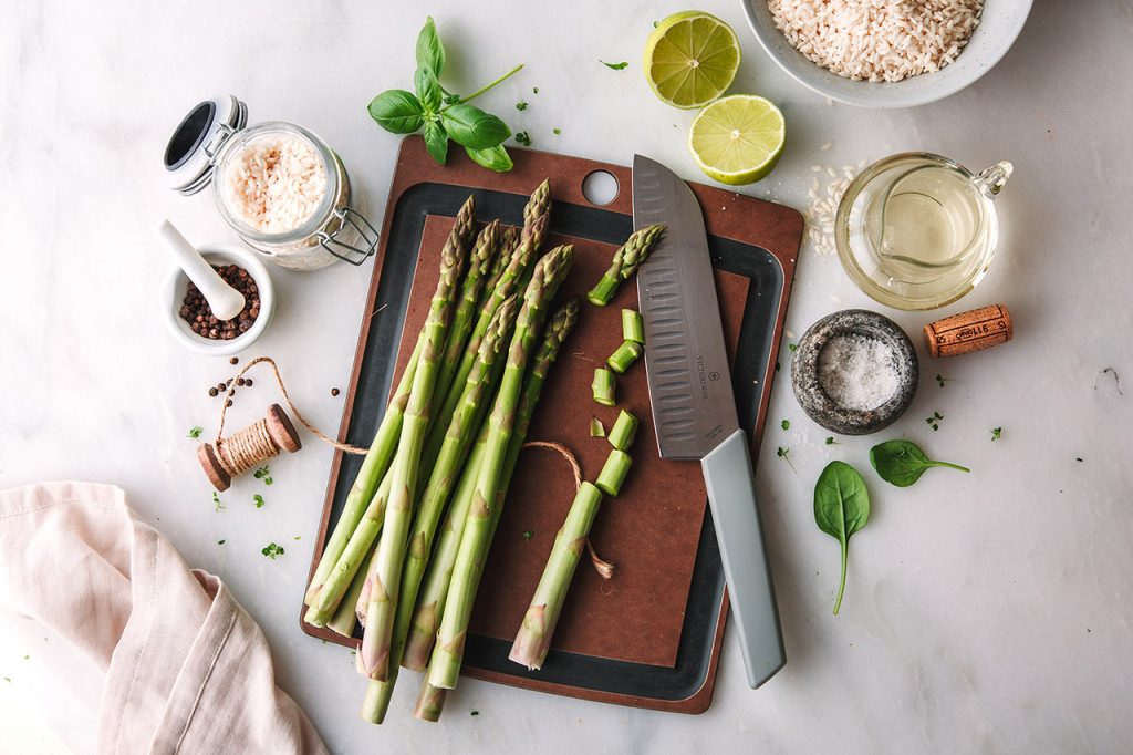 Zutaten für Spargel-Risotto