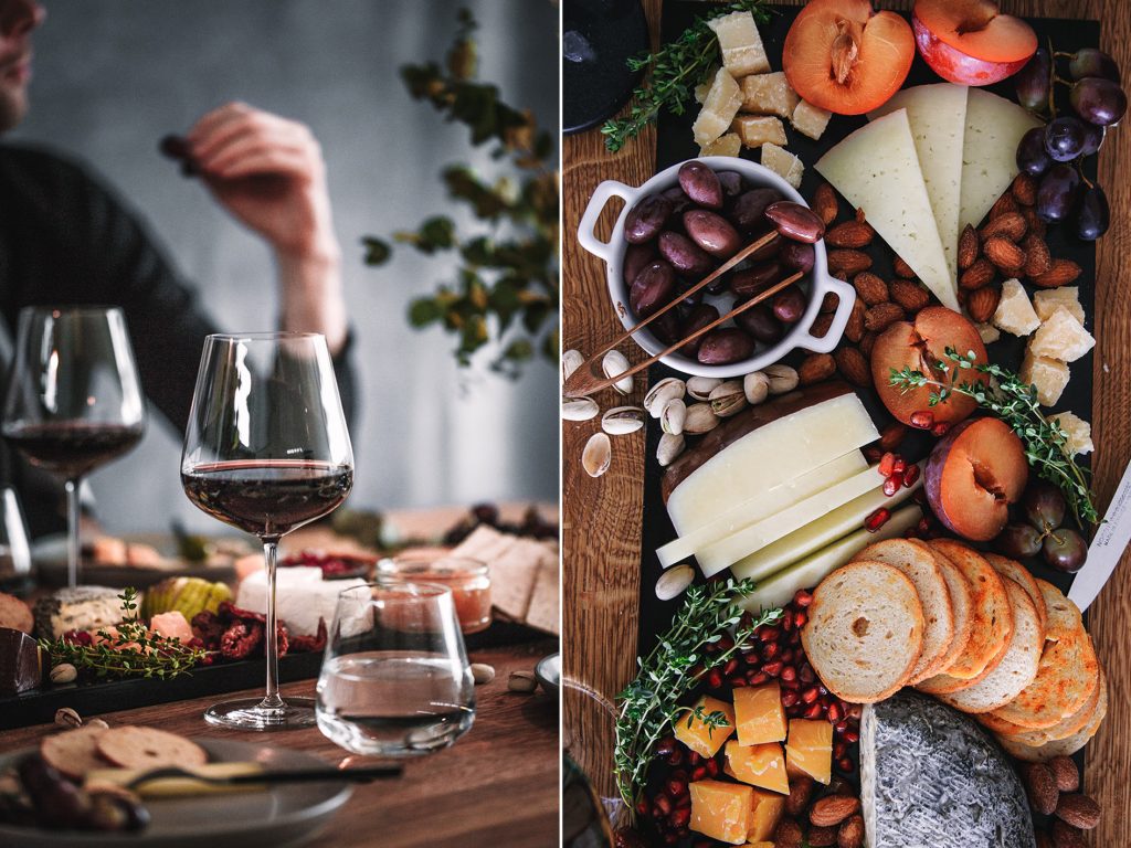 Wein und Käse