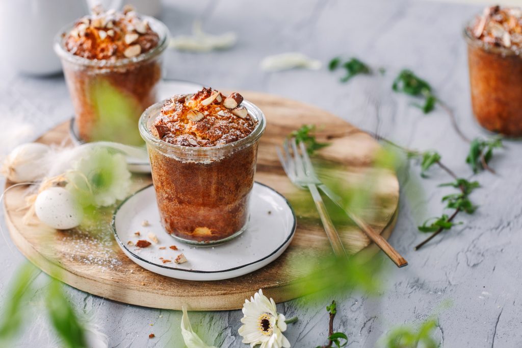 Möhrenkuchen im Glas