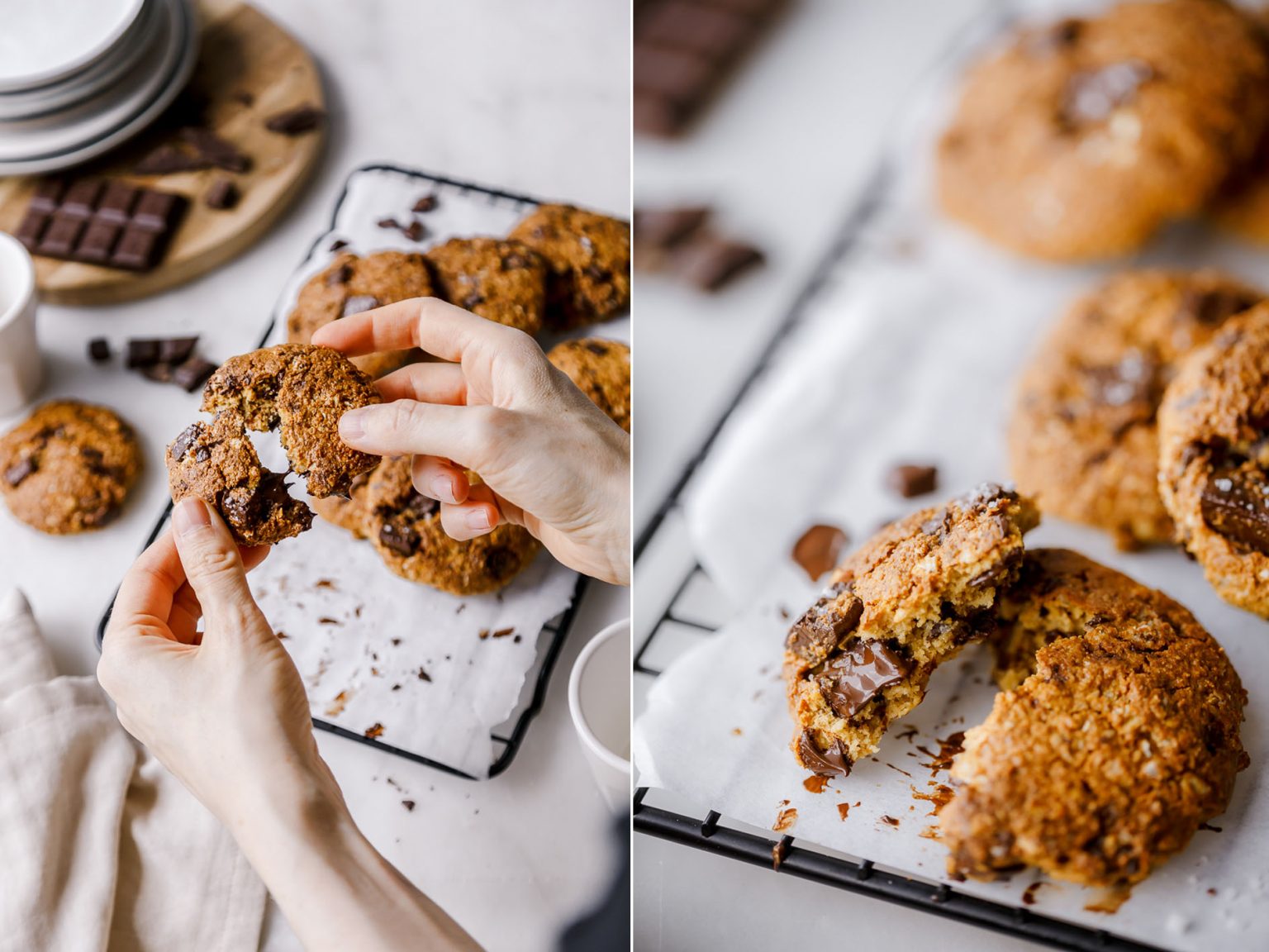 Die genialsten gesünderen Chocolate Chip Cookies | Foodlovin&amp;#39;