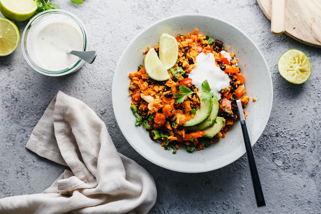 Rezept für mexikanischen Süßkartoffelreis