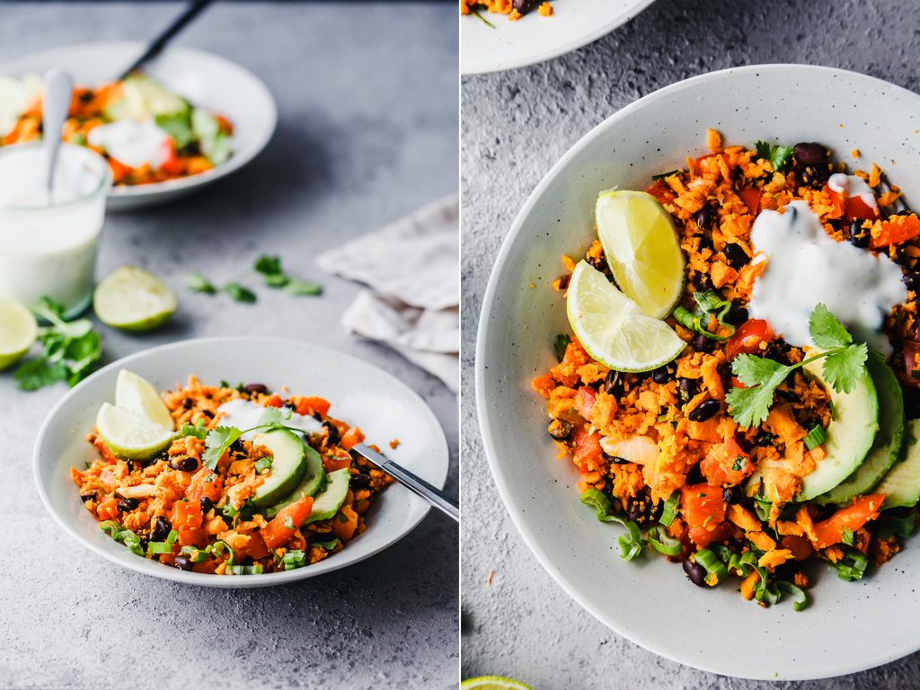 Rezept für mexikanischen Süßkartoffelreis