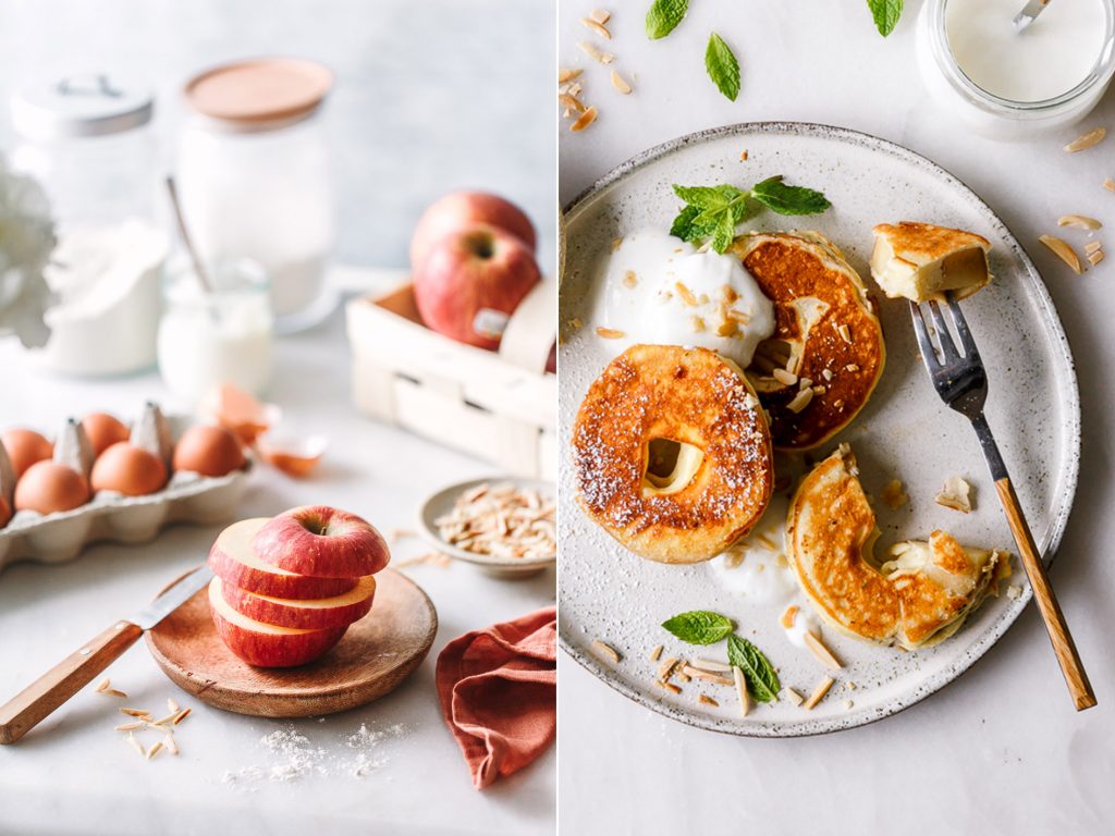 gesunde Apfelringe ohne Zucker