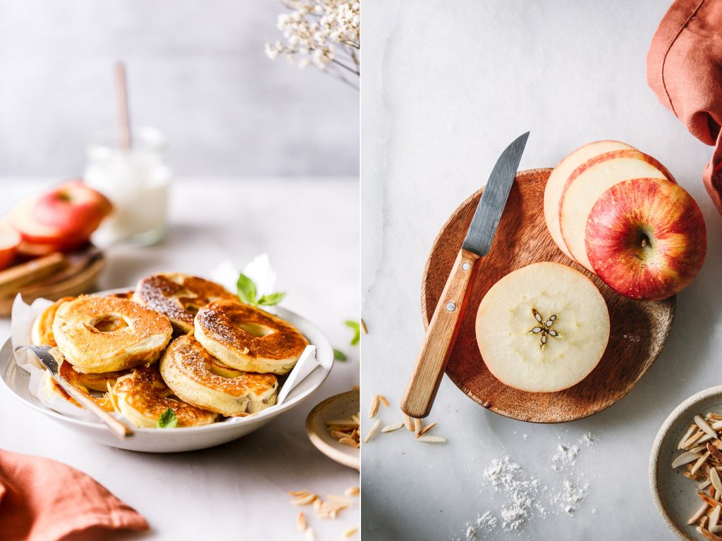 Südtiroler Apfelküchle ohne Zucker und ohne Mehl
