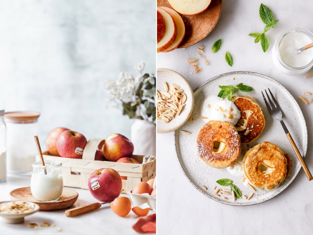 Apfelküchlein ohne Zucker und ohne Mehl