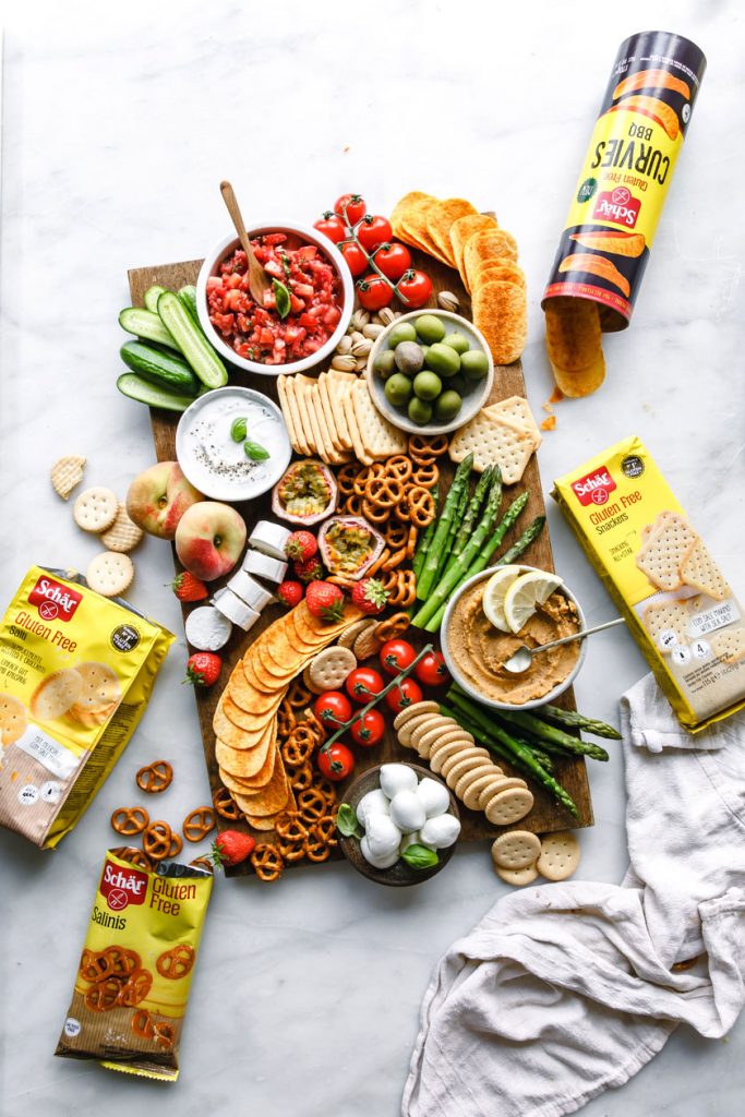 Glutenfreies Snackboard