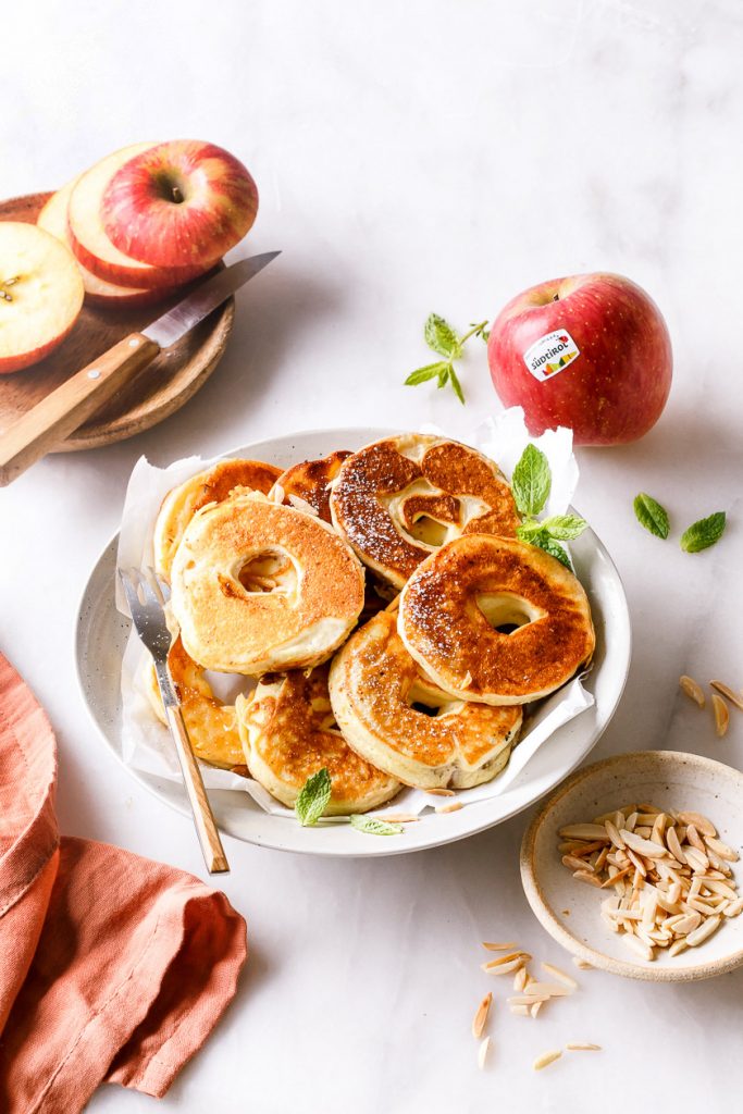 Gebackene Apfelringe