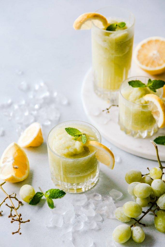 Frozen Lemonade aus Weintrauben
