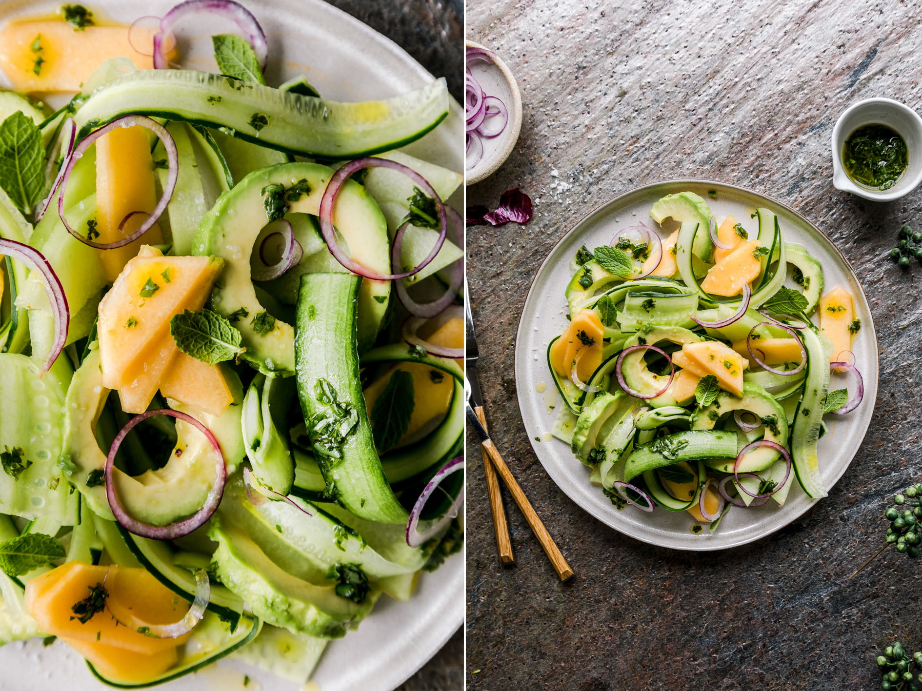 Melonen-Gurken-Salat ganz einfach | foodlovin&amp;#39;