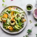 veganer melonen gurken Salat