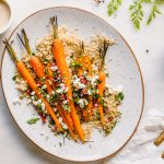 möhren-quinoa Gegrillte Möhren auf Quinoa