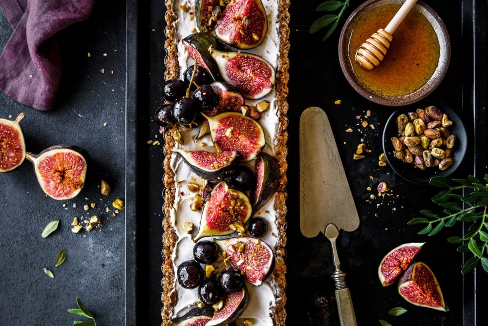 Feigentarte mit knusprigem Walnussboden | Foodlovin&amp;#39;