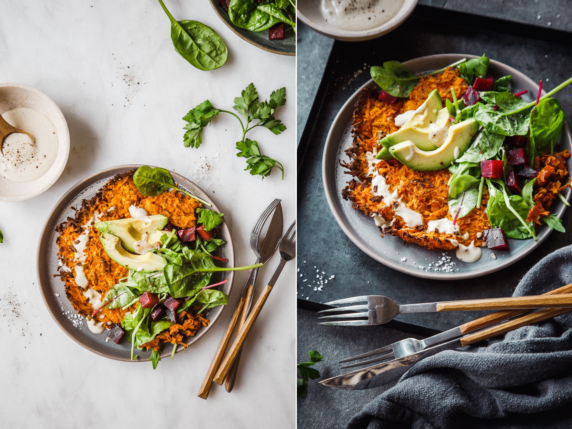 Süßkartoffel-Rösti aus der Pfanne | Foodlovin&amp;#39;