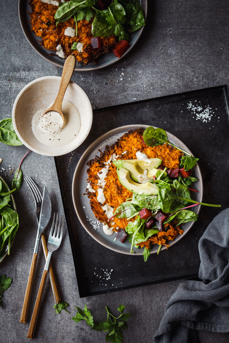 Süßkartoffel-Rösti aus der Pfanne | Foodlovin&amp;#39;