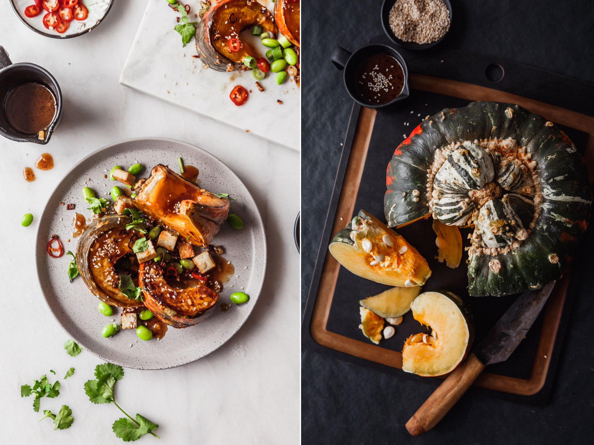 Asiatisch marinierter KÜrbis