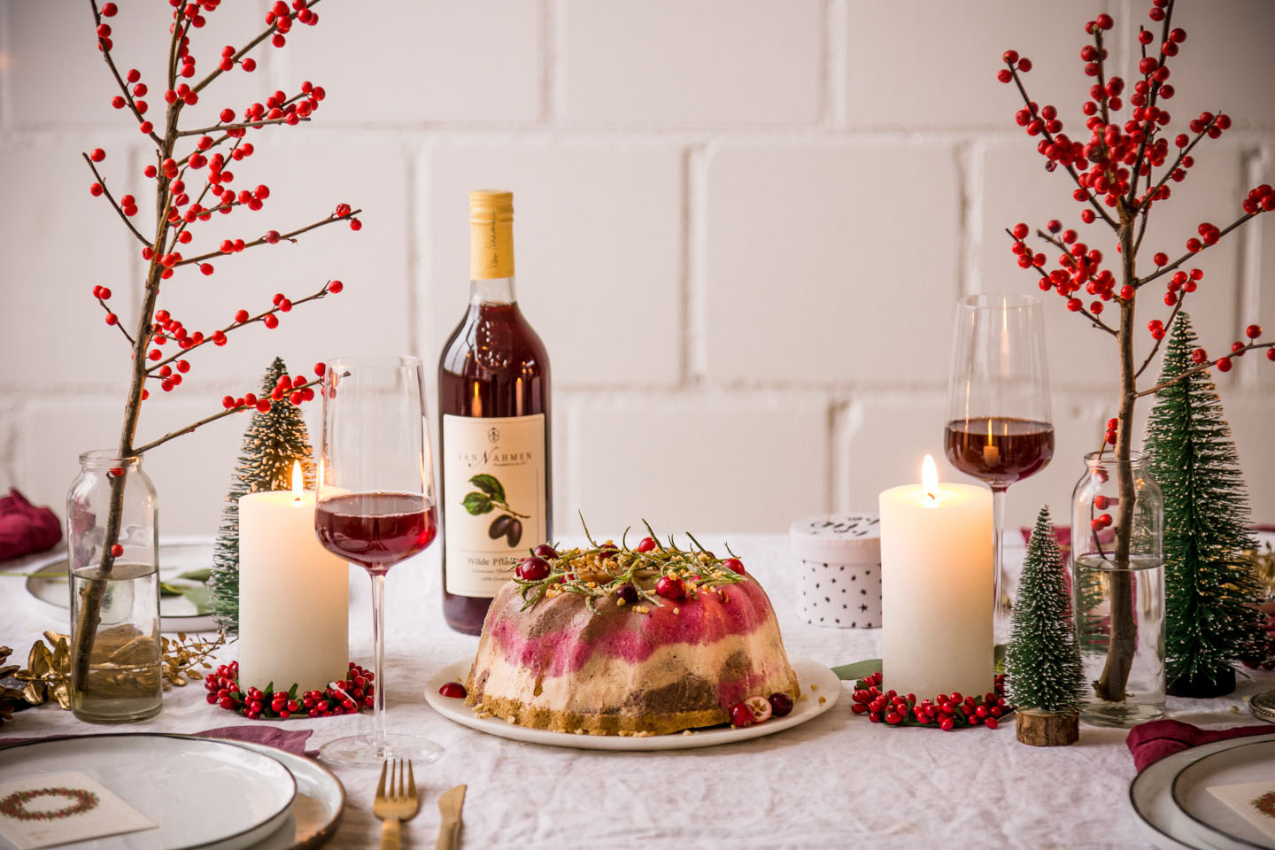 Weihnachtliche Getränkebegleitung