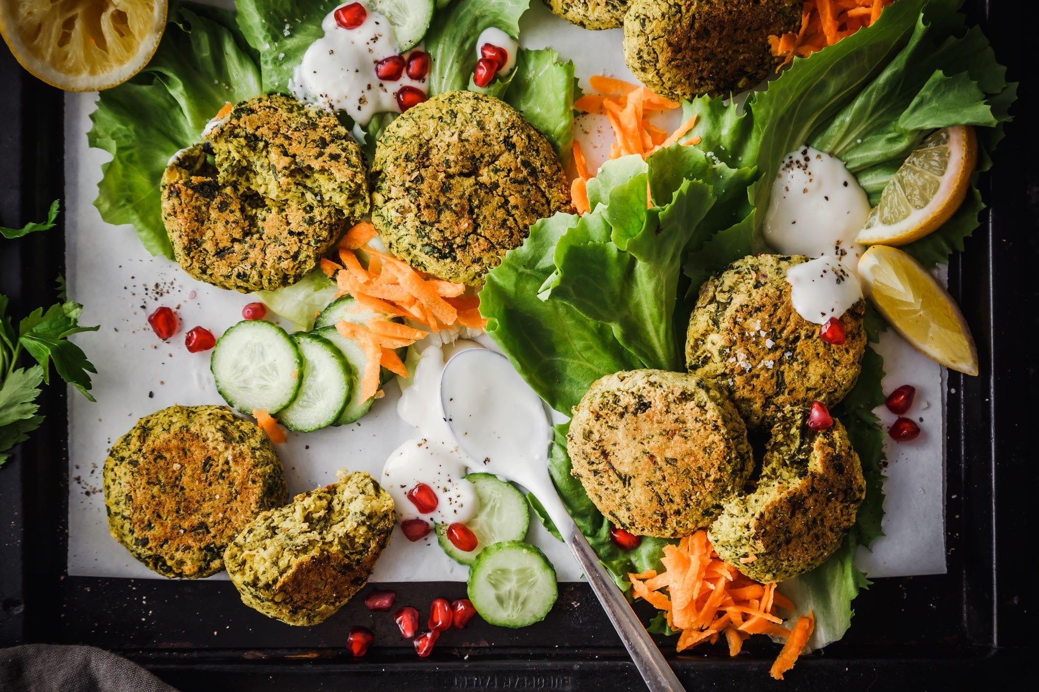 Rezept für Grünkohlfalafel