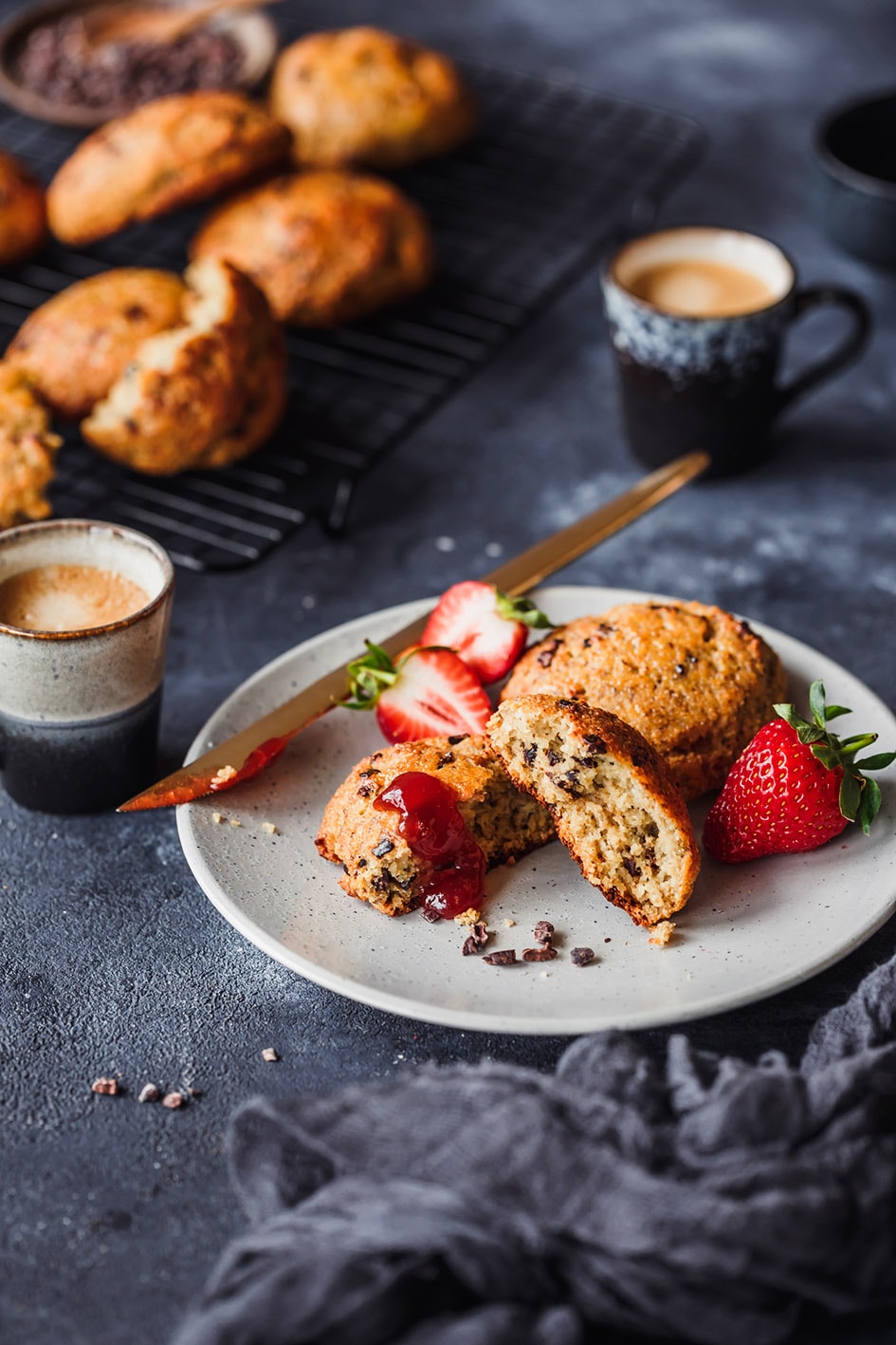 Rezept für Quarkbrötchen aus gesunden Zutaten