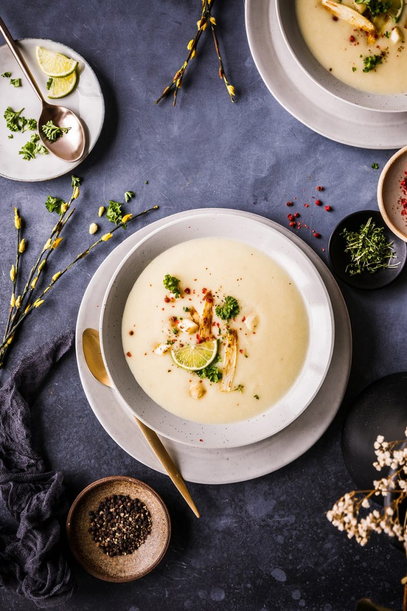 Spargelcremesuppe mit Kokosmilch | Foodlovin&amp;#39;