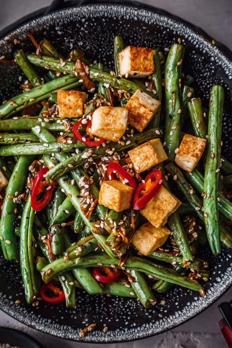 Tofu-Gemüse-Pfanne mit Bohnen ganz schnell | Foodlovin&amp;#39;