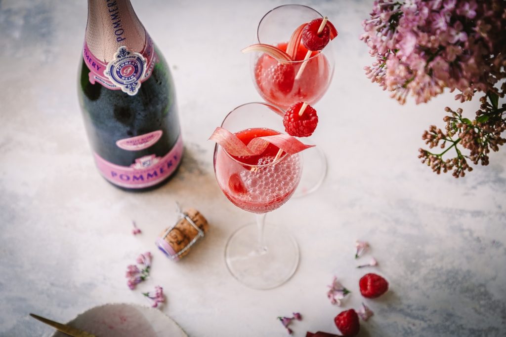 Berry Bellini mit Pommery Brut Rosé Royal | Foodlovin&amp;#39;