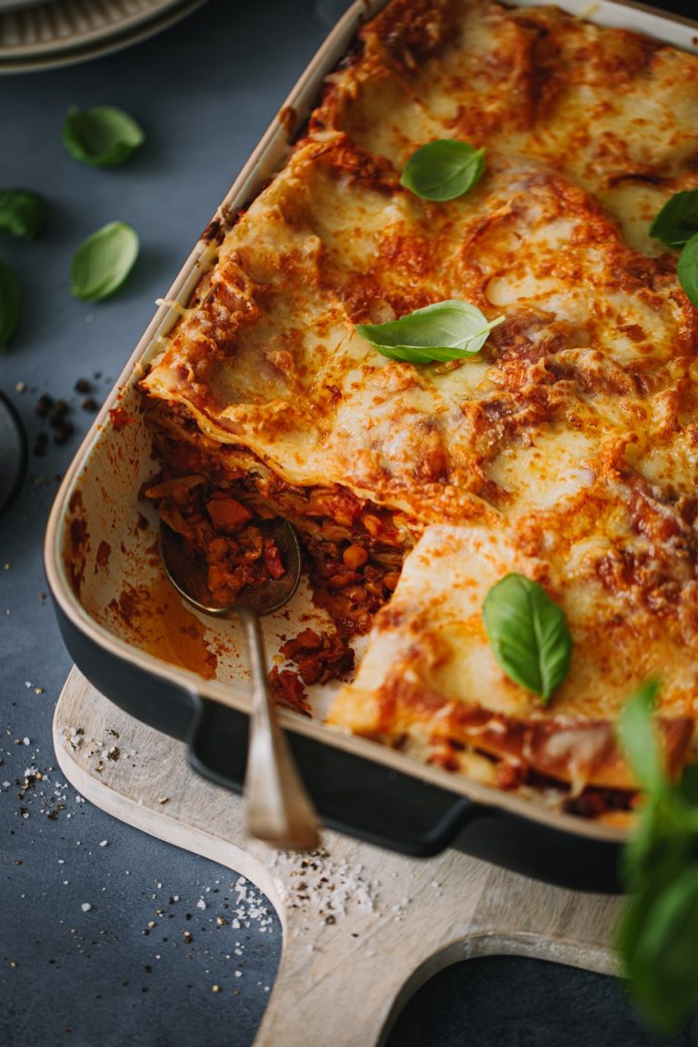 Fabelhafte Lasagne Vegetarisches Hack Bild