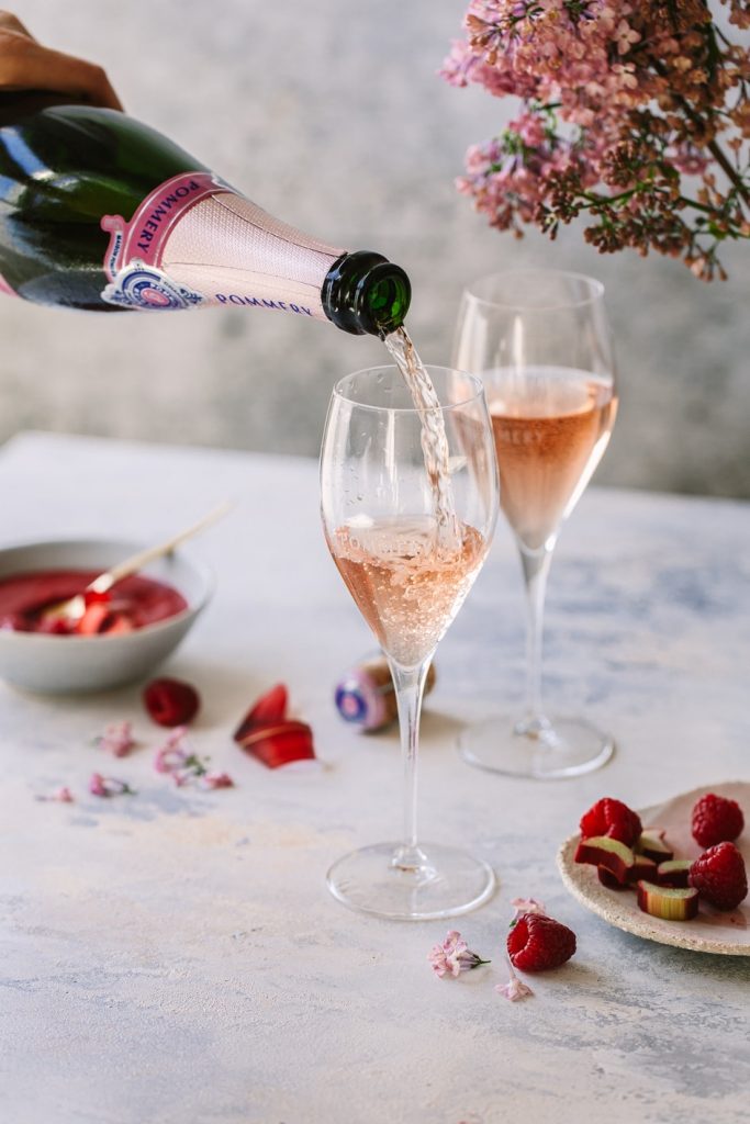 Berry Bellini mit Pommery Brut Rosé Royal | Foodlovin&amp;#39;